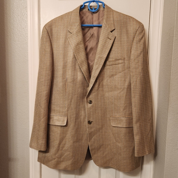 Lauren ralph lauren vintage silk blazer jacket size 46L